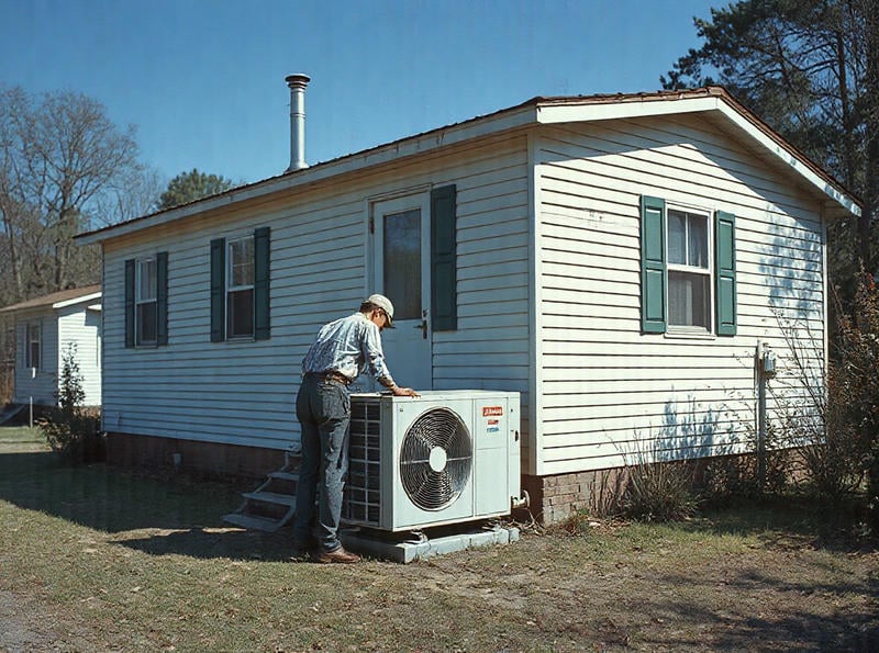 Checking Safety Features During Mobile Home HVAC Maintenance